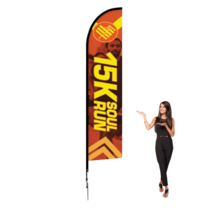 Printed Flag w/ Ground Stake